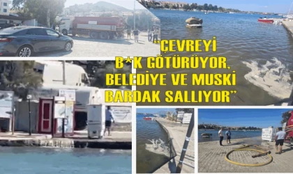 DATÇA’DA ARITMA KRİZİ: KANALİZASYON DENİZE AKTI, BELEDİYE VE MUSKİ YİNE SINIFTA KALDI