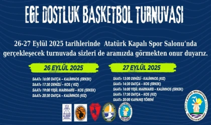 DATÇA’DA EGE DOSTLUK BASKETBOL TURNUVASI BAŞLIYOR