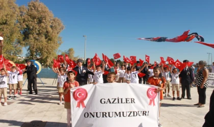 DATÇA’DA GAZİLER GÜNÜ TÖRENİ: TARİHSEL HAFIZA CUMHURİYET MEYDANI’NDA CANLANDI