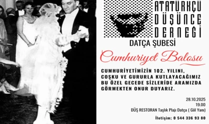 DATÇA’DA CUMHURİYET BALOSU: 102. YILA COŞKULU KUTLAMA