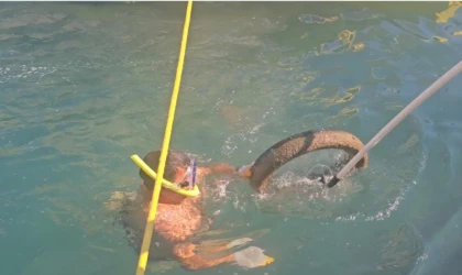 DATÇA’DA DENİZ TEMİZLİĞİ ETKİNLİĞİ: 8 DALGIÇ DENİZDEN ATIK ÇIKARDI