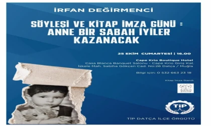 İRFAN DEĞİRMENCİ DATÇA’DA OKURLARIYLA BULUŞUYOR