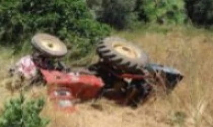 TRAKTÖR KAZASI: 77 YAŞINDAKİ BAYRAM KESKİN HAYATINI KAYBETTİ