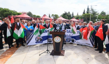 VALİ AKBIYIK’TAN GAZZE’YE DESTEK: “FİLİSTİN ÖZGÜR OLANA KADAR MÜCADELEYE DEVAM”