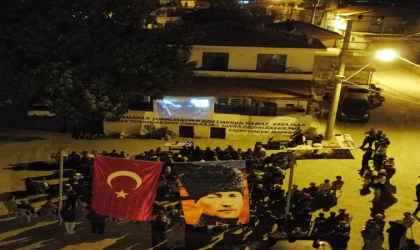 Cumalı Köyü’nde 10 Kasım Akşamı “Veda” Filmi Gösterildi