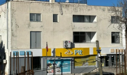 DATÇA PTT BİNASINDA DIŞ CEPHE YENİLEME ÇALIŞMALARI BAŞLIYOR