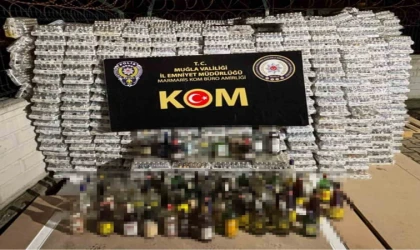 OTEL DEPOSUNDA 4 BİN LİTREYİ AŞAN KAÇAK İÇKİ YAKALANDI