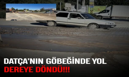 Datça’nın Göbeğinde Yol Dereye Döndü!!!