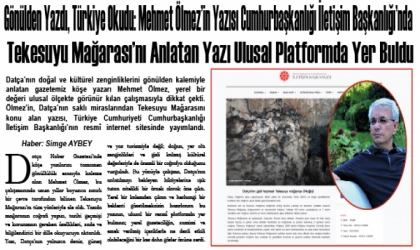 Gönülden Yazdı, Türkiye Okudu: Mehmet Ölmez’in Yazısı Cumhurbaşkanlığı İletişim Başkanlığı’nda