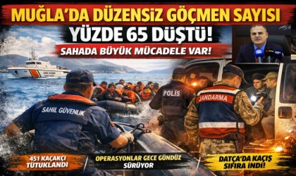 Muğla’da Düzensiz Göçmen Sayısı Yüzde 65 Düştü Sahada Büyük Mücadele Var