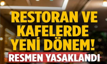 Restoran ve Kafelerde Yeni Dönem: Servis, Masa ve Kuver Ücreti Yasaklandı