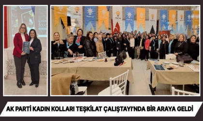 AK PARTİ KADIN KOLLARI TEŞKİLAT ÇALIŞTAYI’NDA BİR ARAYA GELDİ