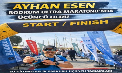 Ayhan Esen Bodrum Ultra Maratonu 60 Kilometre Parkurunu Üçüncü Tamamladı