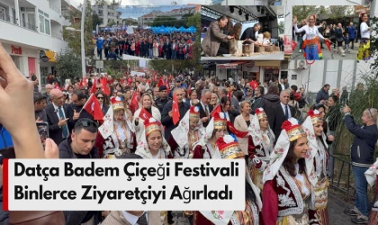 Datça Badem Çiçeği Festivali Binlerce Ziyaretçiyi Ağırladı