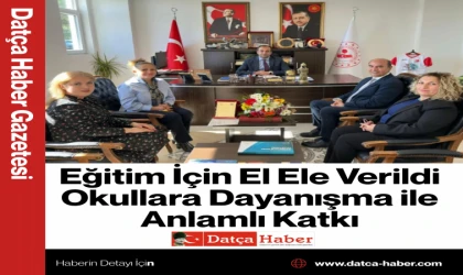 Eğitim İçin El Ele Verildi Okullara Dayanışma ile Anlamlı Katkı
