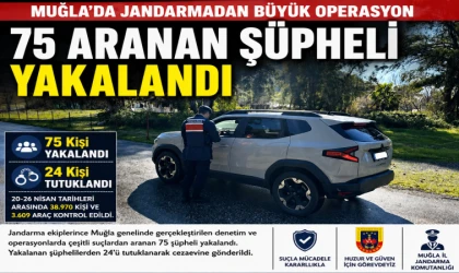 MUĞLA’DA ARANAN 75 KİŞİ YAKALANDI
