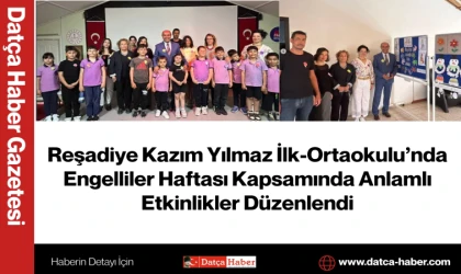 Reşadiye Kazım Yılmaz İlk-Ortaokulu’nda Engelliler Haftası Kapsamında Anlamlı Etkinlikler Düzenlendi