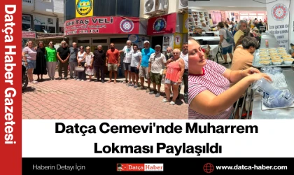 Datça Cemevi'nde Muharrem Lokması Paylaşıldı