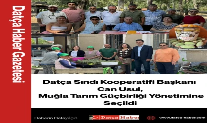 Datça Sındı Kooperatifi Başkanı Can Usul, Muğla Tarım Güçbirliği Yönetimine Seçildi