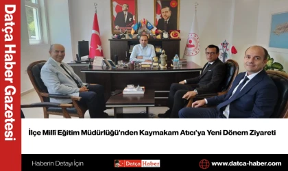 İlçe Millî Eğitim Müdürlüğü'nden Kaymakam Atıcı'ya Yeni Dönem Ziyareti         